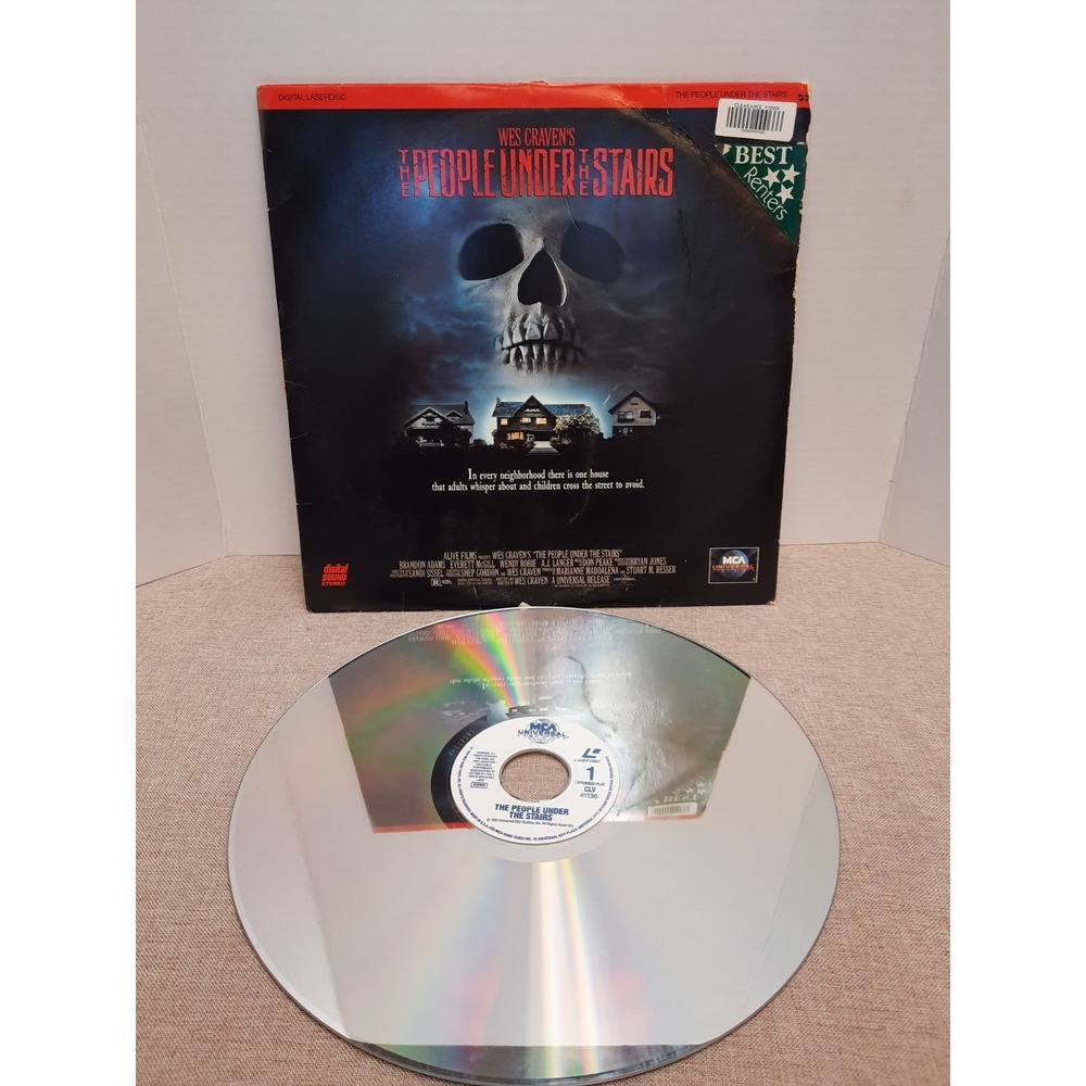 People Under The Stairs Wes Craven Laserdisc